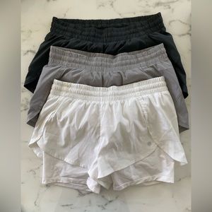 Athleta Shorts set of 3 — size Medium